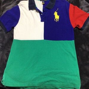 Medium (10-12) Polo Ralph Lauren multi colored shirt